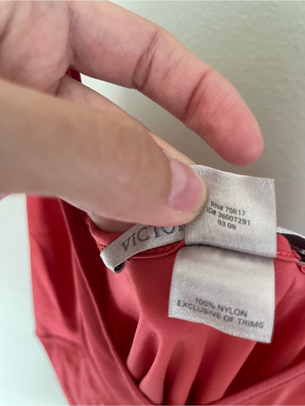 Y2K Vintage Victoria's Secret Gorgeous Red Slip Dress - Picture 6 of 11